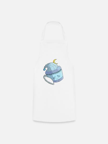Sleeping Cupcake - Kochschürze - Weiß