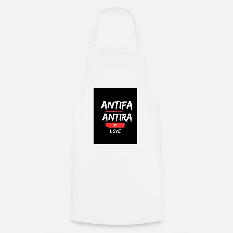 ANTIFA - Tablier de cuisine - blanc