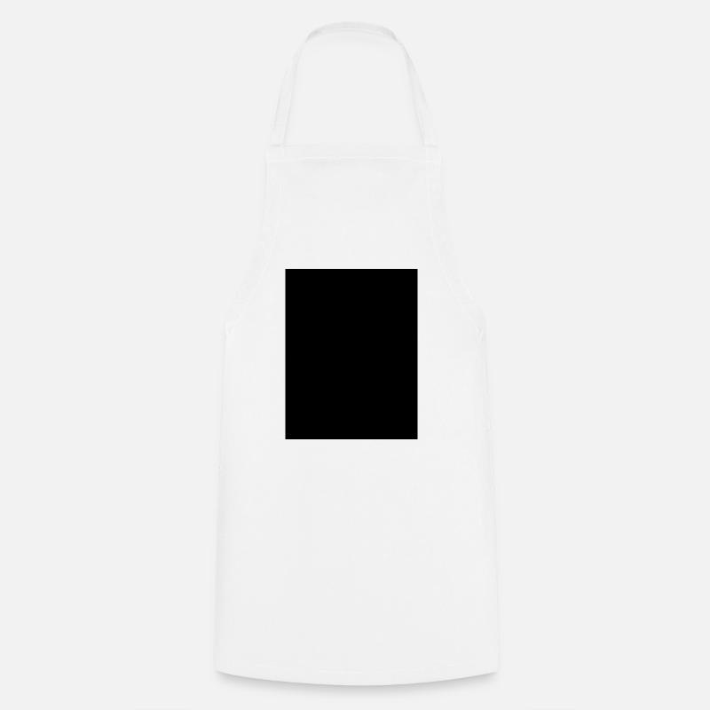 noir - Tablier de cuisine - blanc