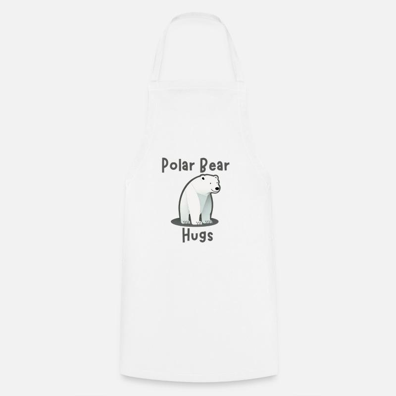 Polar Bear Hugs - Eisbär - Cooking Apron - white