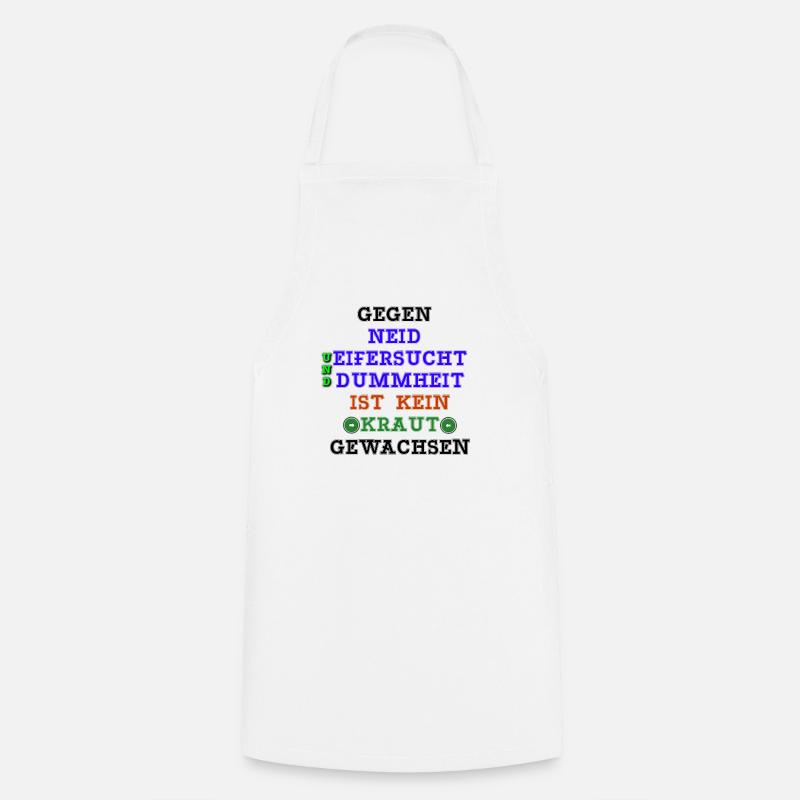 No herb grown - Cooking Apron - white