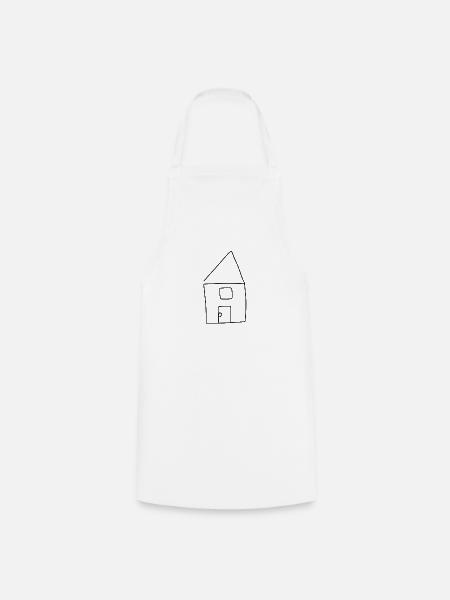 Haus Symbol Wohnen - Kochschürze - Weiß