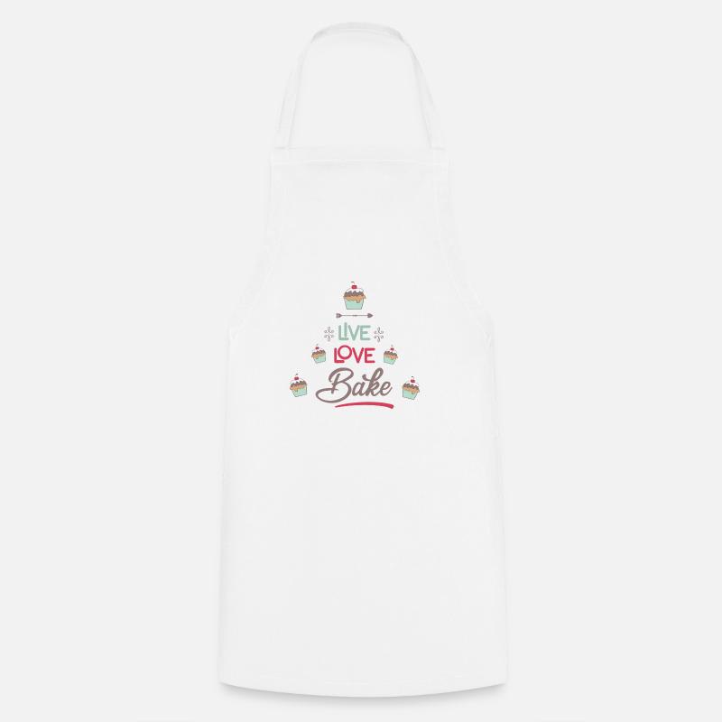 to bake - Cooking Apron - white