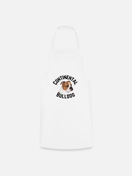 Continental Bulldog - Kochschürze - Weiß