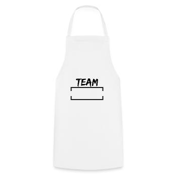 Team Motif Gift Idea - Cooking Apron - white - Front - AI Model Male 185 dark (185cm)