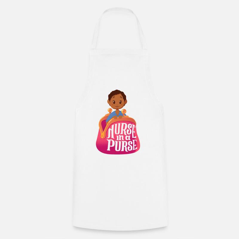 Nurse in a Purse v3 - Kochschürze - Weiß