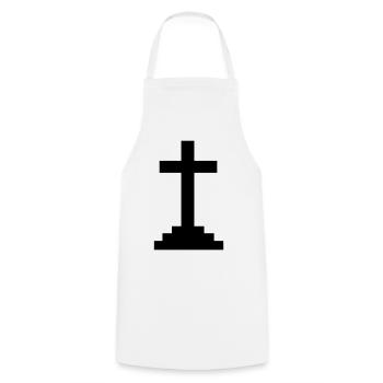 Croix - Tablier de cuisine - blanc - Devant - AI Model Male 185 dark (185cm)