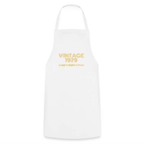 Vintage Pop Art 1929 Birthday. Aged to perfection. - Cooking Apron