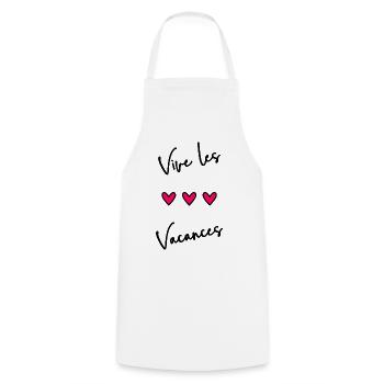 MISTRESS. THANK YOU. THANK YOU MISTRESS - Cooking Apron - white - Front - AI Model Male 185 dark (185cm)