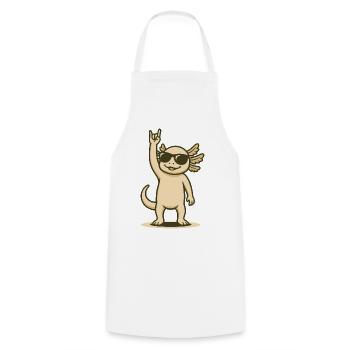 Rock’n’Lotl - Tablier de cuisine - blanc - Devant - AI Model Male 185 dark (185cm)