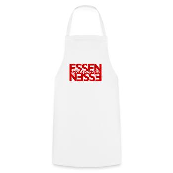 Essen, Allemagne - Tablier de cuisine - blanc - Devant - AI Model Male 185 dark (185cm)