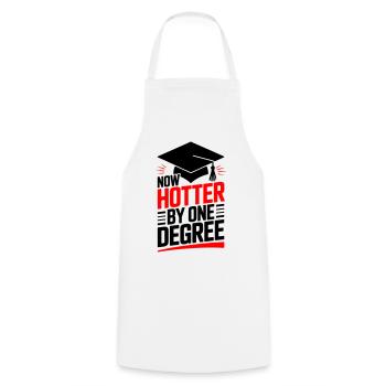 Licence Master Doctorat - Tablier de cuisine - blanc - Devant - AI Model Male 185 dark (185cm)