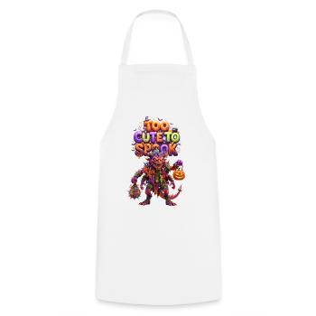 Too Cute To Spook Monster - Cooking Apron - white - Front - AI Model Male 185 dark (185cm)