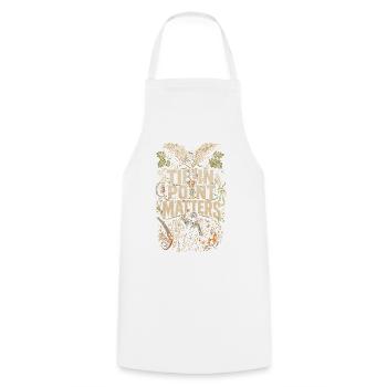 Les points de convergence pour les arboriculteurs et les soins des arbres - Tablier de cuisine - blanc - Devant - AI Model Male 185 dark (185cm)