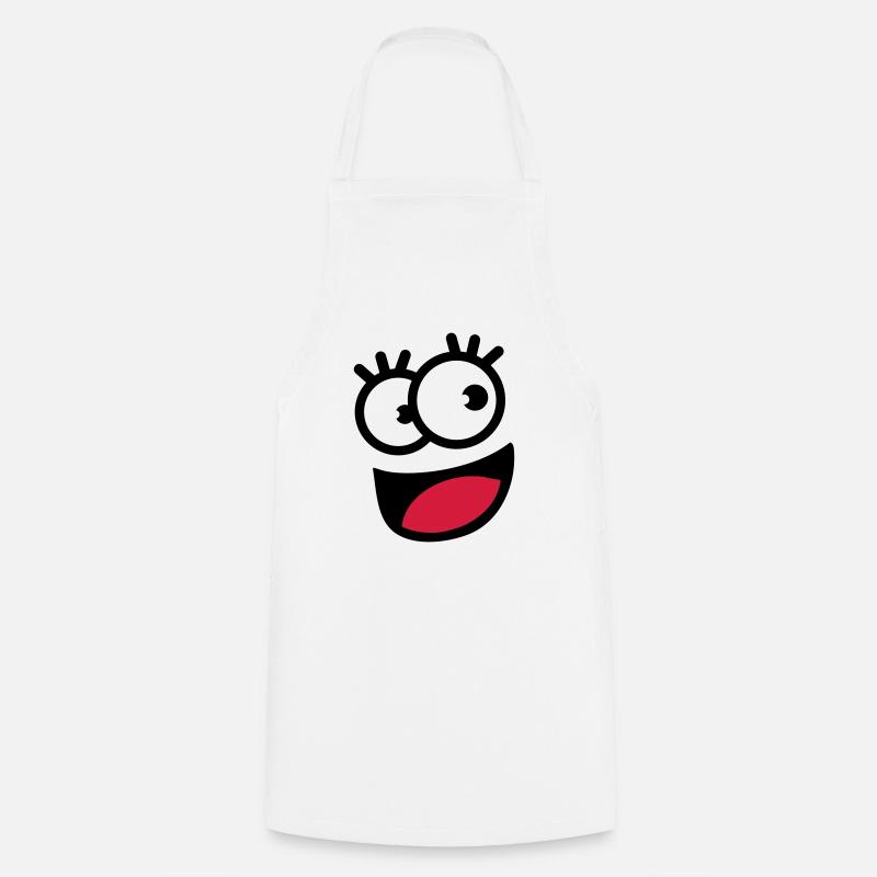 funnyface - Cooking Apron - white