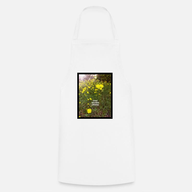 Green Decadent Camping - Tablier de cuisine - blanc
