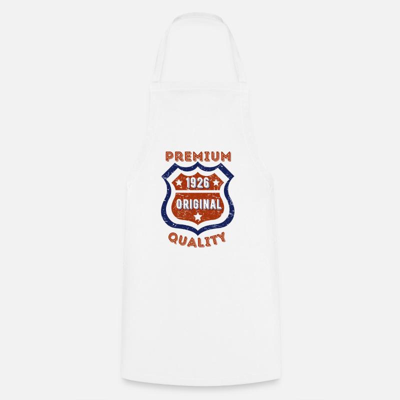 Qualité premium 1926 - Tablier de cuisine - blanc