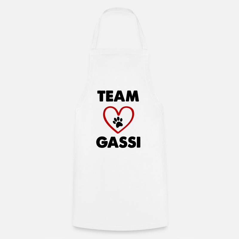team gassi - Kochschürze - Weiß