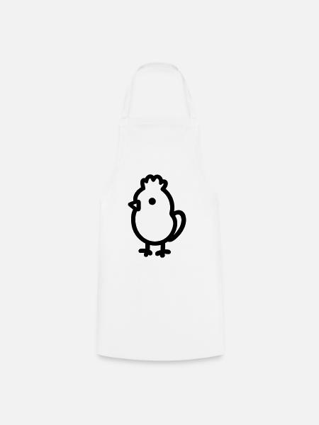 Küken - Kochschürze - Weiß