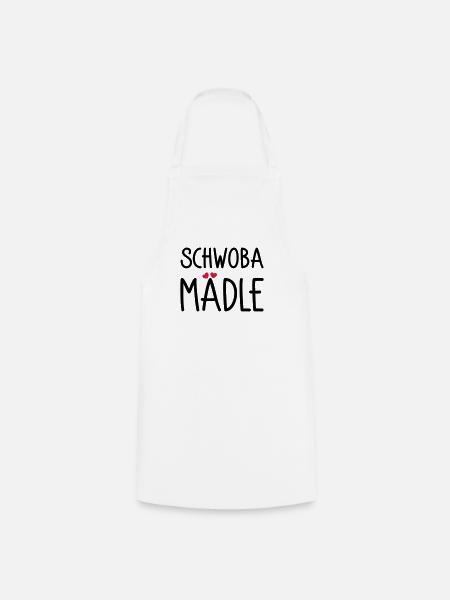 Schwoba Mädle - Kochschürze - Weiß