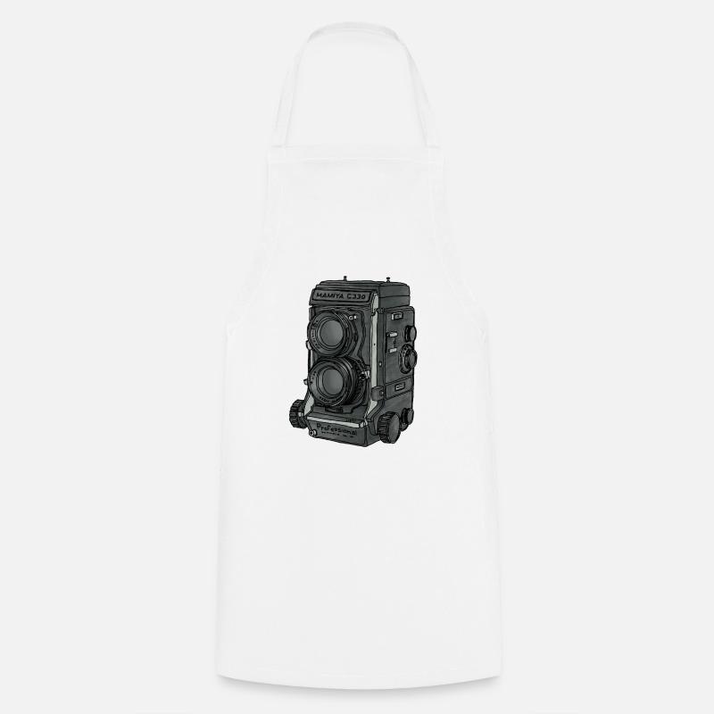 Mamiya C330 - Cooking Apron - white