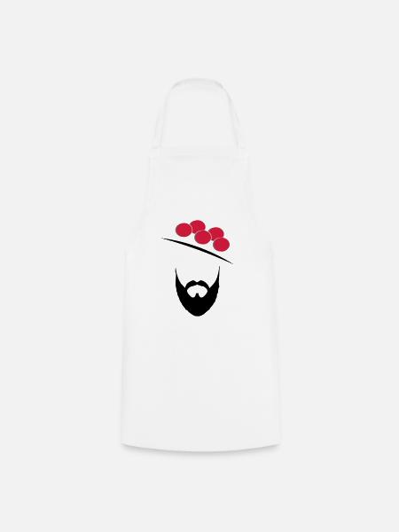 Black Forest guys without lettering - Cooking Apron - white