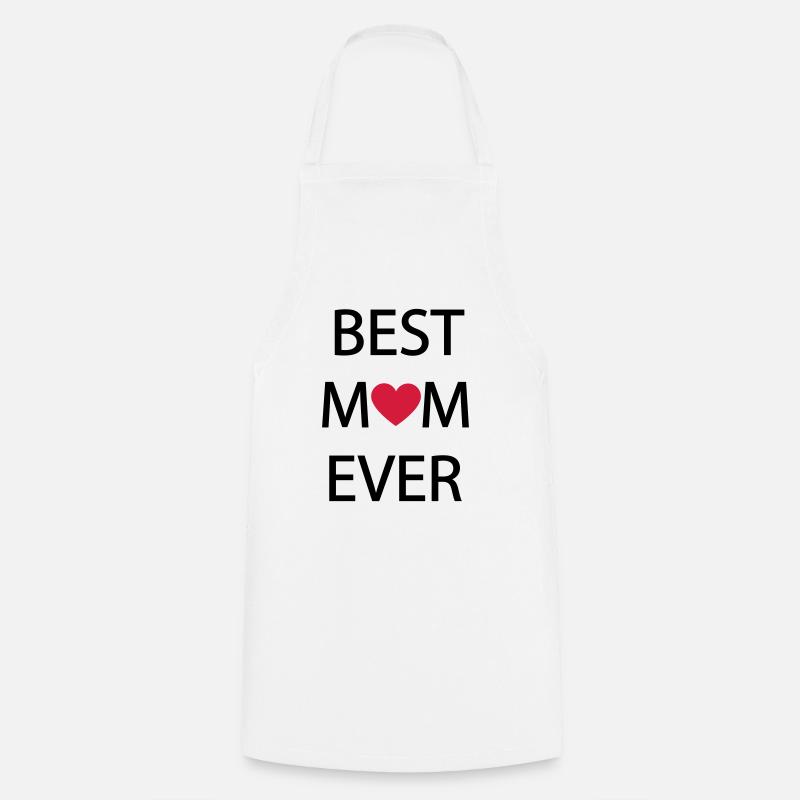 BEST MOM EVER - Kochschürze - Weiß