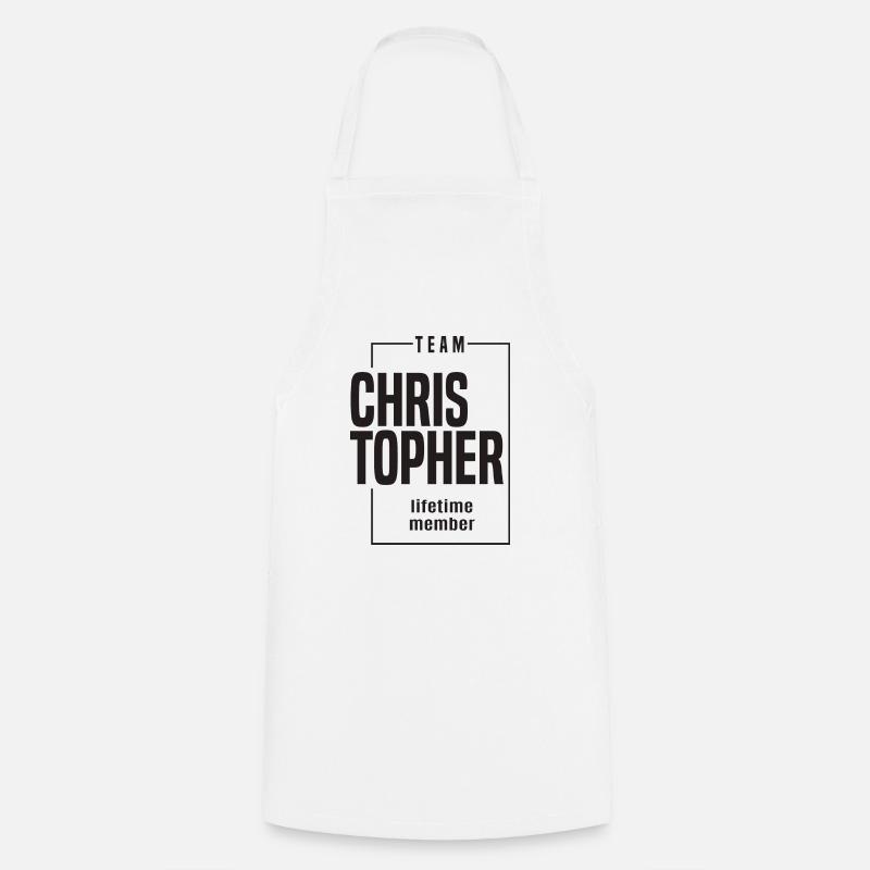 Christophe - Tablier de cuisine - blanc