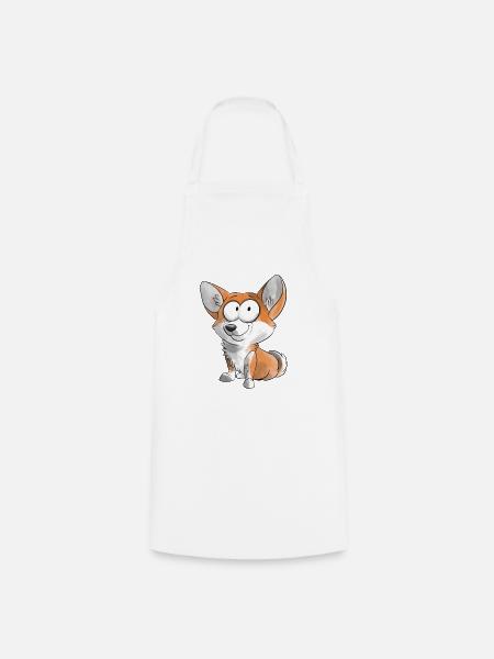 Ich bin ein Corgi. - Kochschürze - Weiß