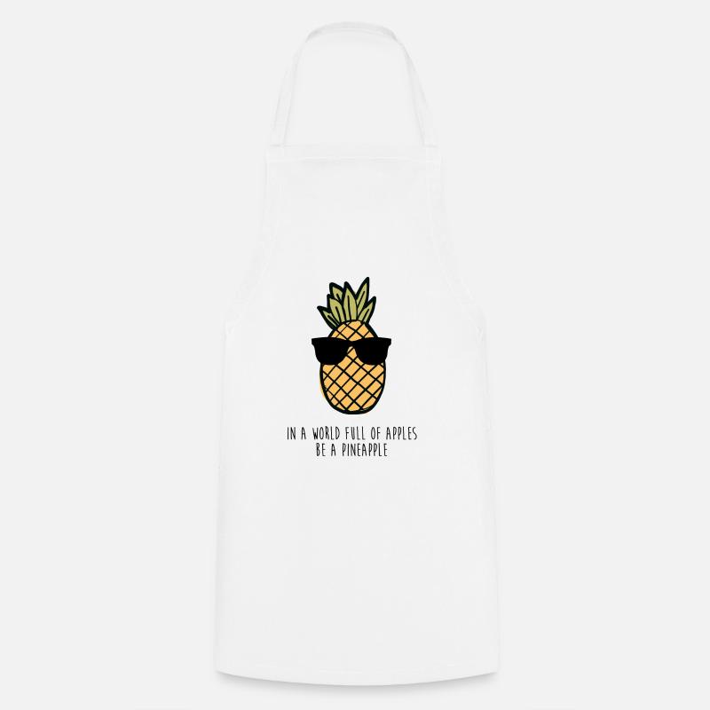 Pineapple Pineapple Cool Gift - Cooking Apron - white