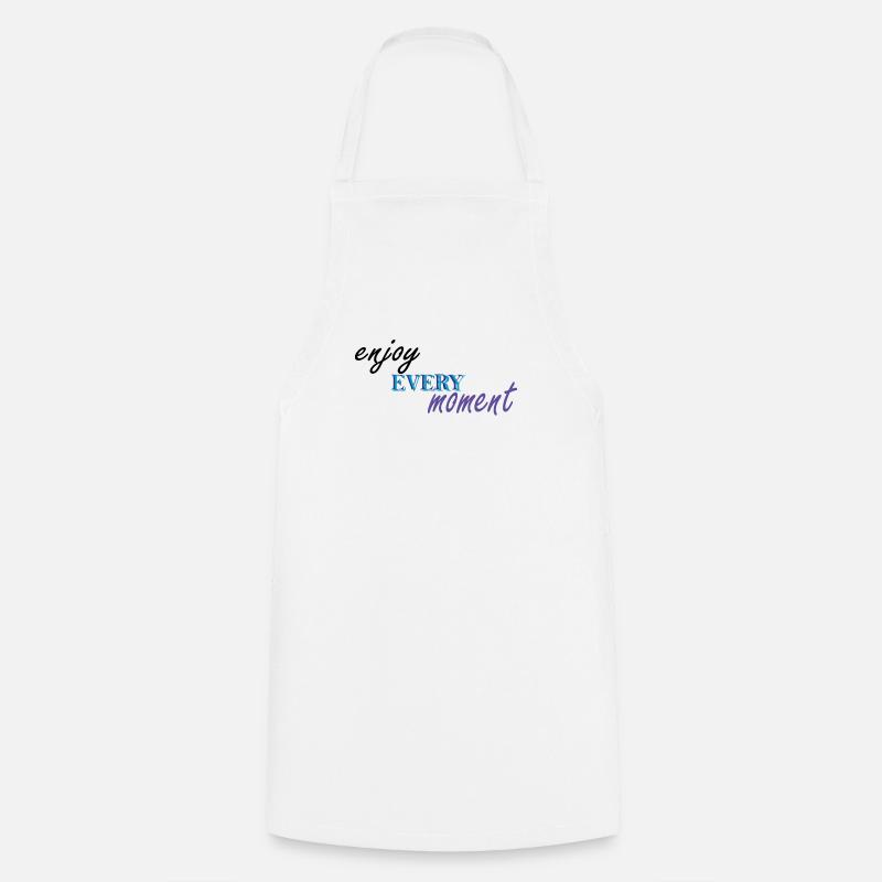 PROFITEZ DE CHAQUE INSTANT - Tablier de cuisine - blanc
