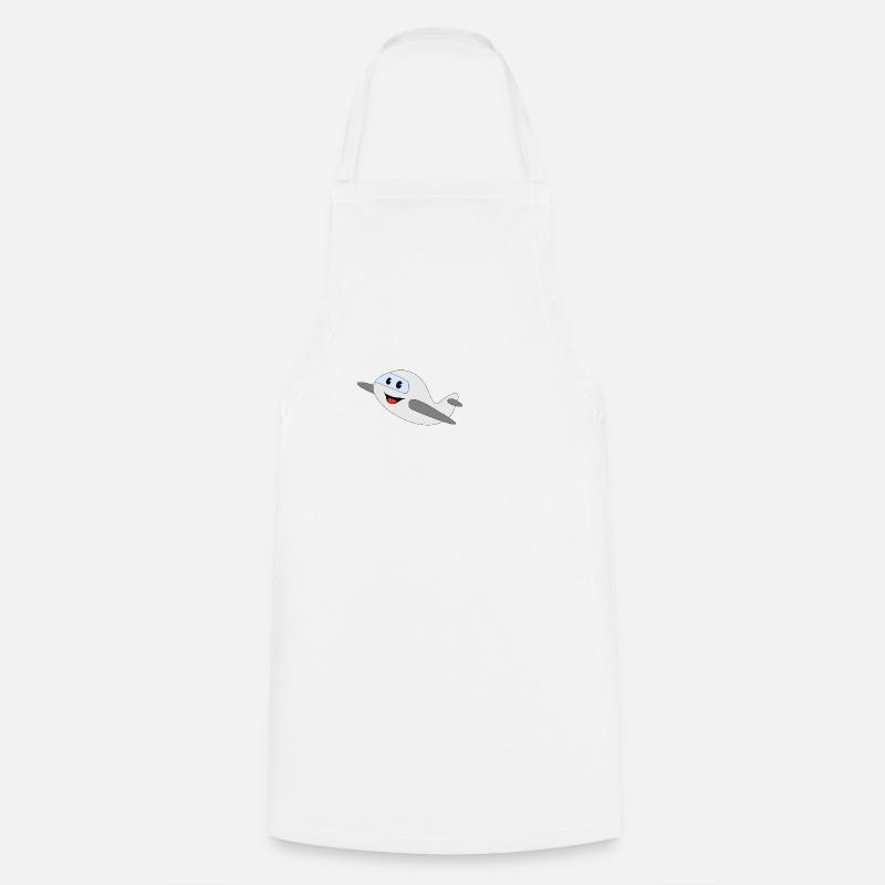 plane - Cooking Apron - white