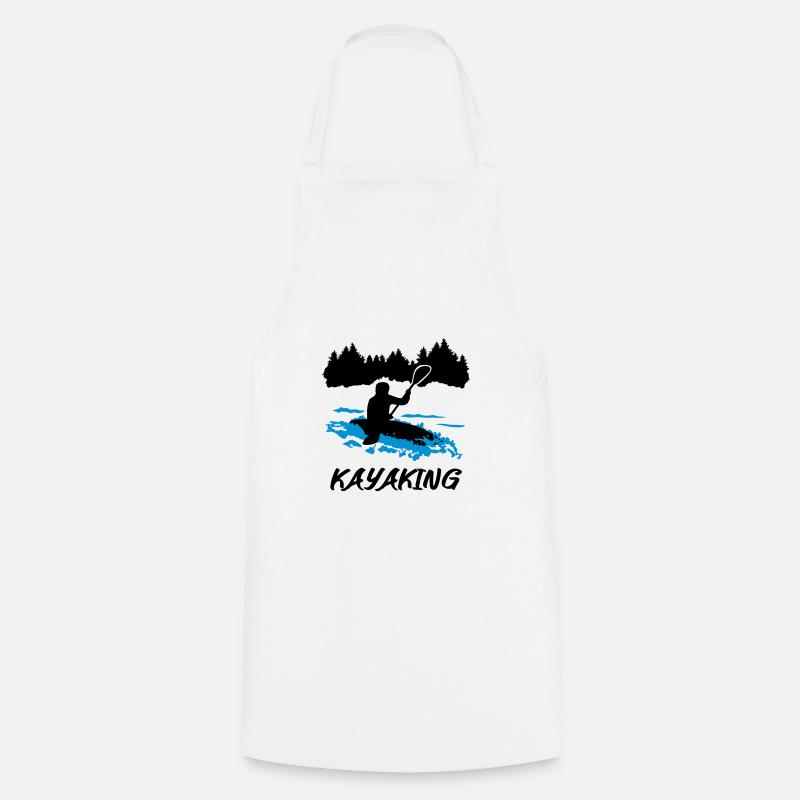 Kayak, kayak - Tablier de cuisine - blanc
