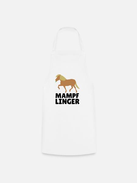 Mampflinger Haflinger - Kochschürze - Weiß