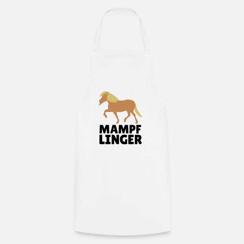 Mampflinger Haflinger - Kochschürze - Weiß