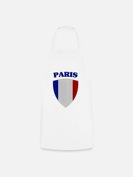 Paris - Kochschürze - Weiß