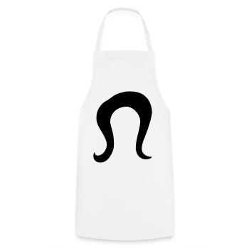 Hairdo - Cooking Apron - white - Front - AI Model Male 185 dark (185cm)