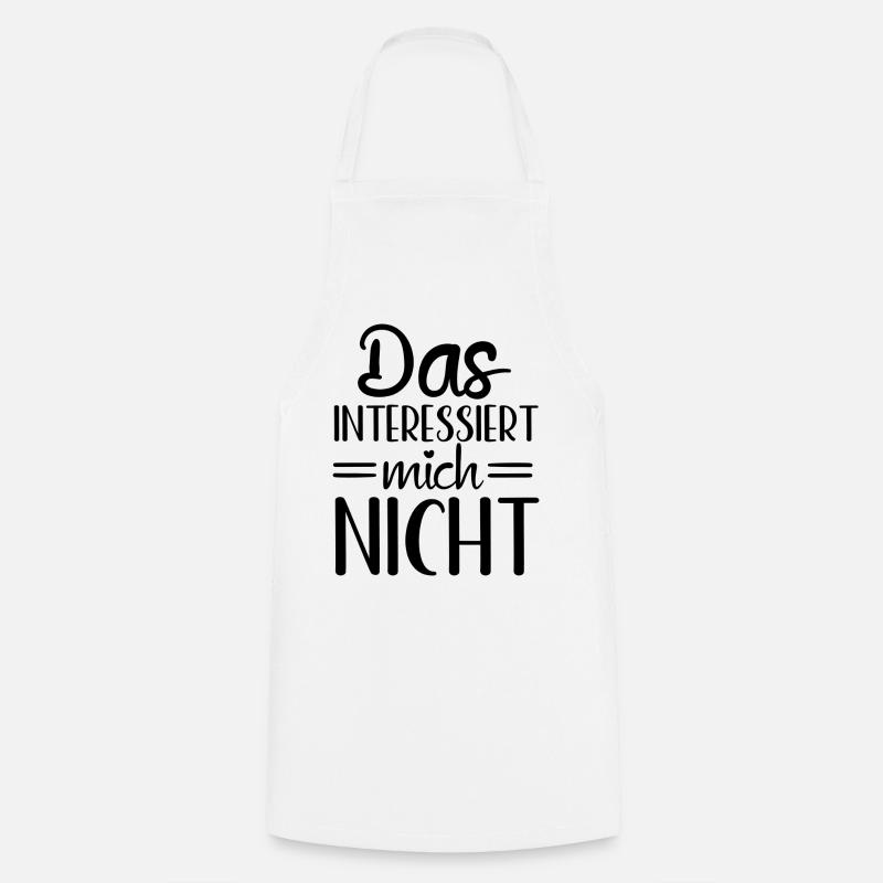 Interesting Interest Curious Onlookers - Cooking Apron - white