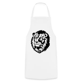 Loewe Big Cat - Tablier de cuisine - blanc - Devant - AI Model Male 185 dark (185cm)