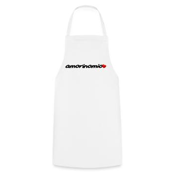 AMORINOMIE - Tablier de cuisine - blanc - Devant - AI Model Male 185 dark (185cm)