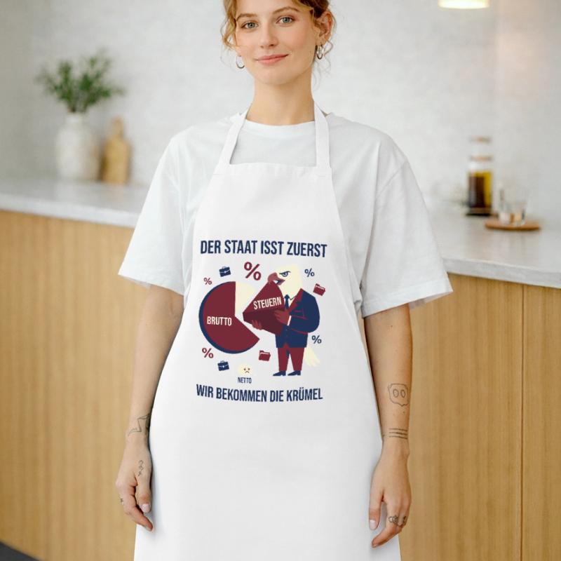 The state eats first Cooking Apron