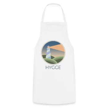 Hygge Lighthouse - Cooking Apron - white - Front - AI Model Male 185 dark (185cm)