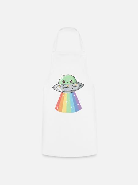 Ufo - Kochschürze - Weiß