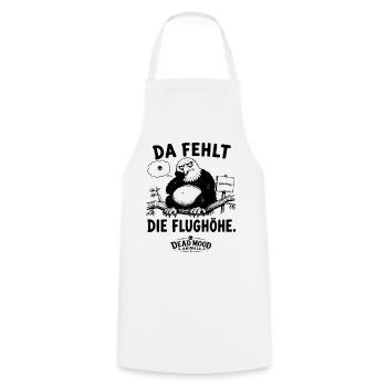 Business Buzzword Humor | Lustiger Meeting Spruch  - Kochschürze - Weiß - Vorne - AI Model Male 185 dark (185cm)