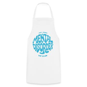 Mental Disorder VIP Club Shirt - Cooking Apron - white - Front - AI Model Male 185 dark (185cm)