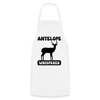 Antelope Wildlife Safari - Cooking Apron - white - Front - AI Model Male 185 dark (185cm)
