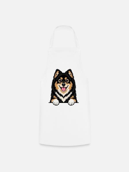 Finnischer Lapphund - Kochschürze - Weiß
