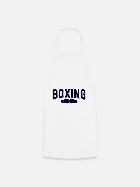 Boxsport Boxing - Kochschürze - Weiß