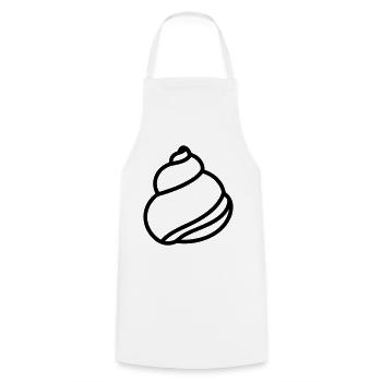 Shell - Cooking Apron - white - Front - AI Model Male 185 dark (185cm)
