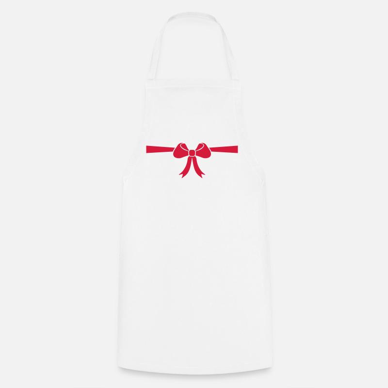 Nœud - Tablier de cuisine - blanc